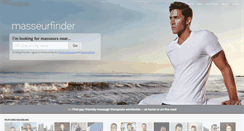 Desktop Screenshot of masseurfinder.com