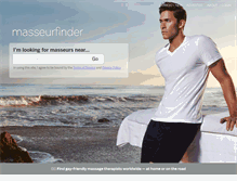 Tablet Screenshot of masseurfinder.com